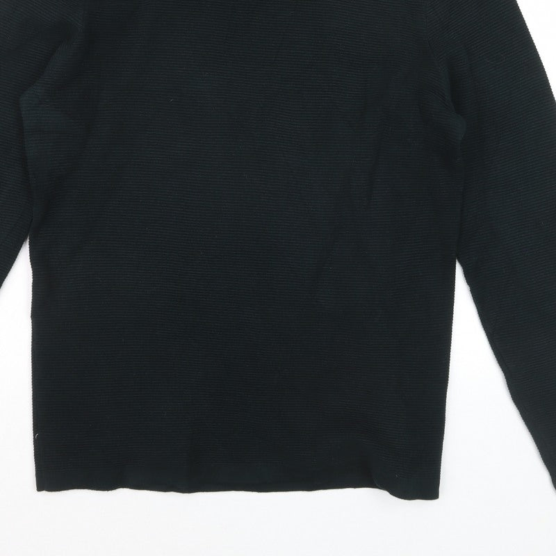 Additional view of ZARA Men Black S Knit Crew Neck Long Sleeve jumper