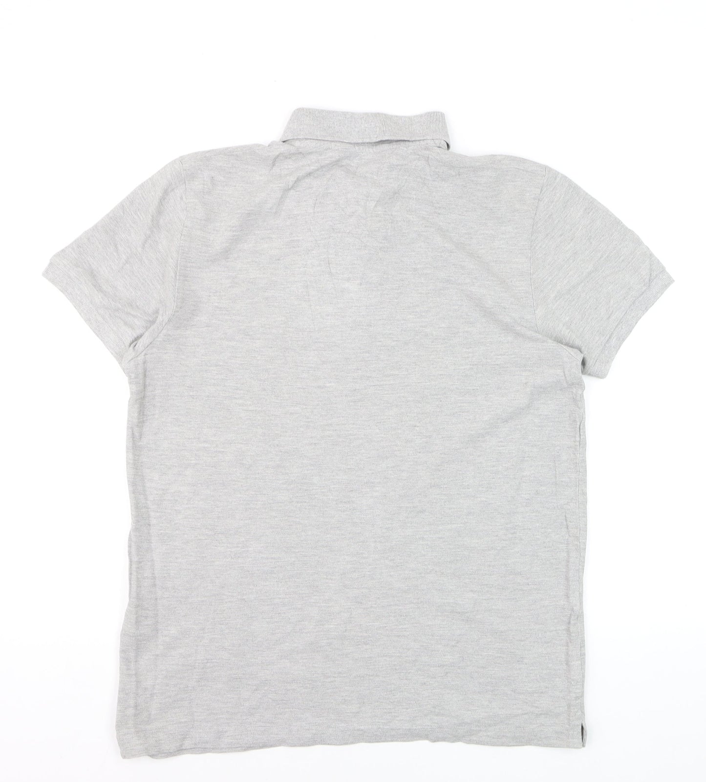 Ben Sherman Men's Grey Heritage Short Sleeve Cotton Polo Shirt M