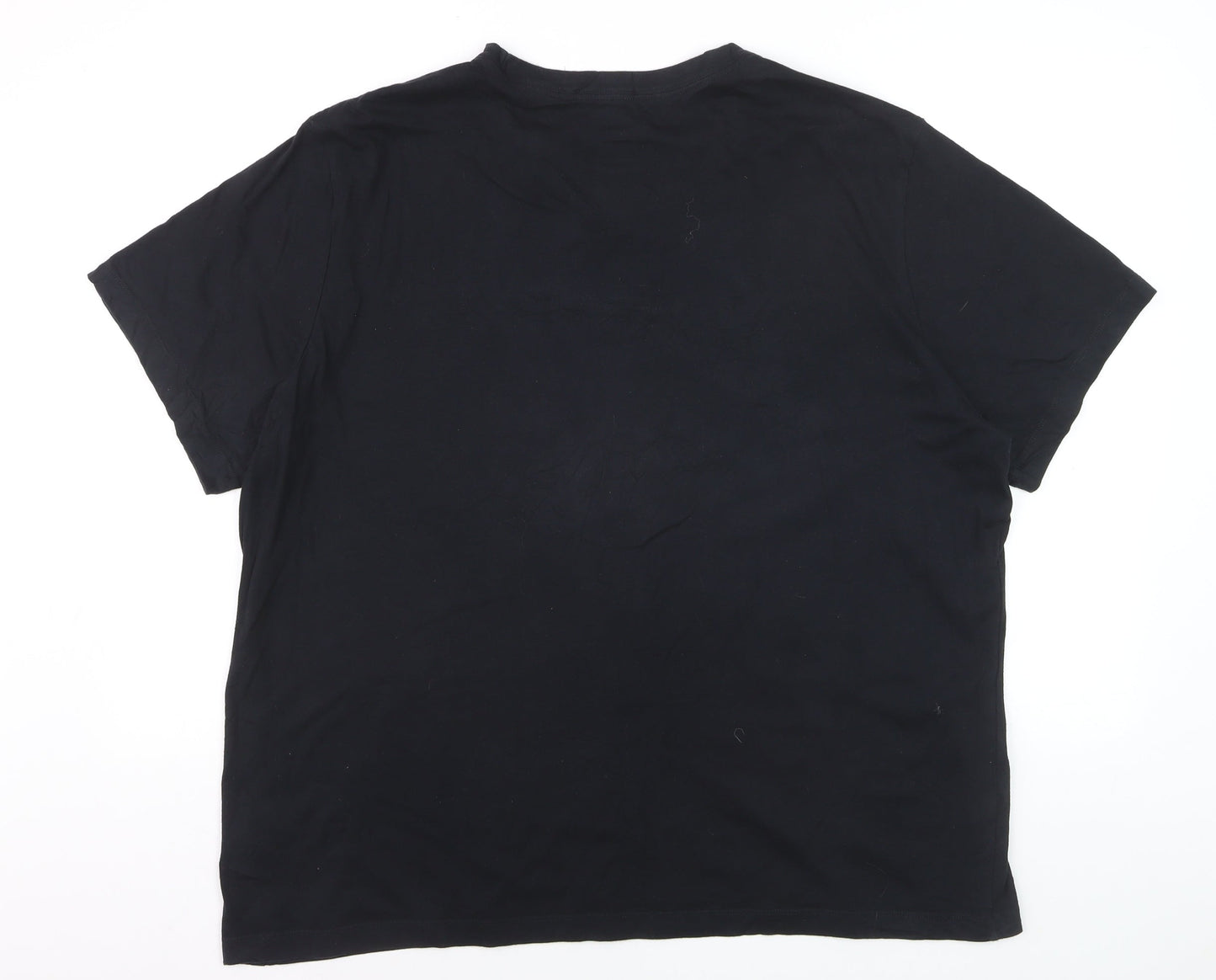 Nike Mens Black 2XL Sports Dri-Fit Camouflage Logo T-Shirt