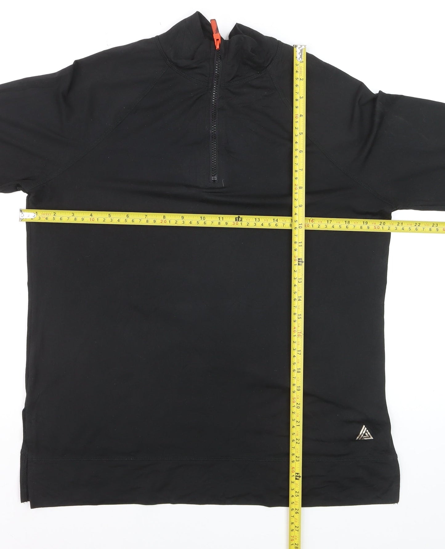 Next Active Women’s Black 1/2 Zip Pullover Sweatshirt Size 14 Polyester Blend