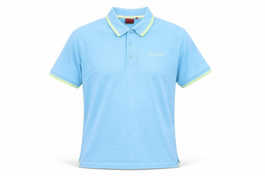 Pierre Cardin Men's Blue Cotton Polo Shirt Size M Classic Fit