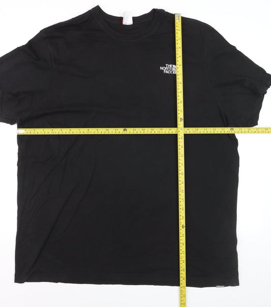 The North Face Mens Black 2XL Graphic Outdoor T-Shirt