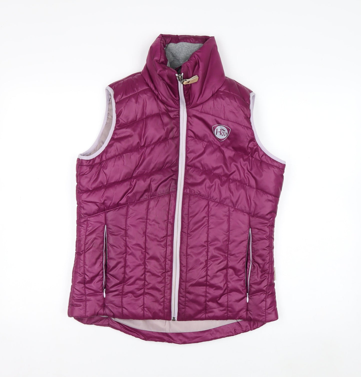 Horseware Women’s Purple Quilted Puffer Waistcoat UK 10 Polyester