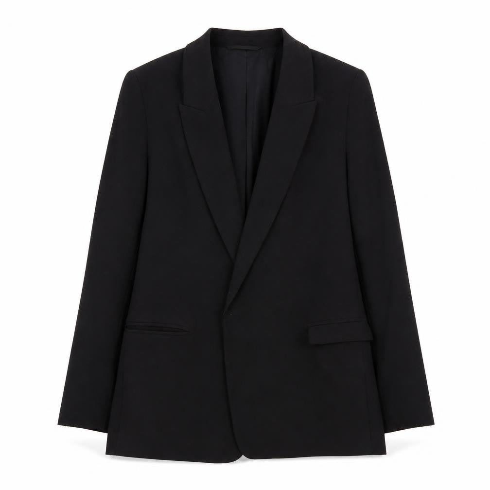Next Tailoring Women's Black Blazer Jacket Size 8 Regular Fit