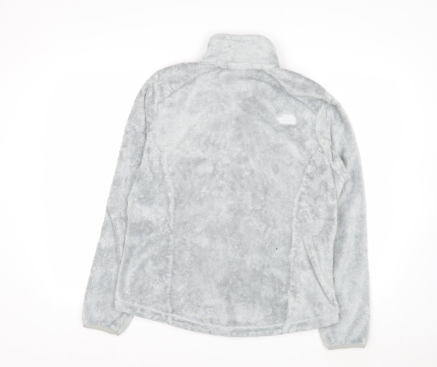 The North Face Women's Grey Full Zip Fleece Hoodie Large