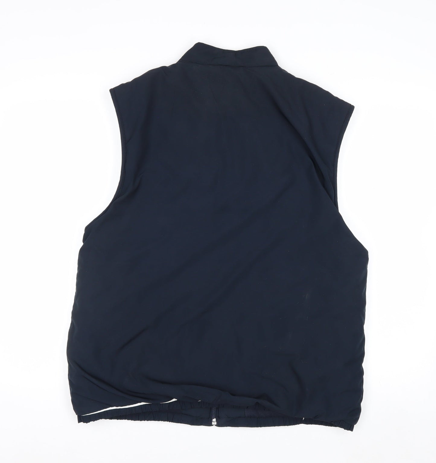 Reebok Mens Blue Polyester Zip Bodywarmer Gilet Size L