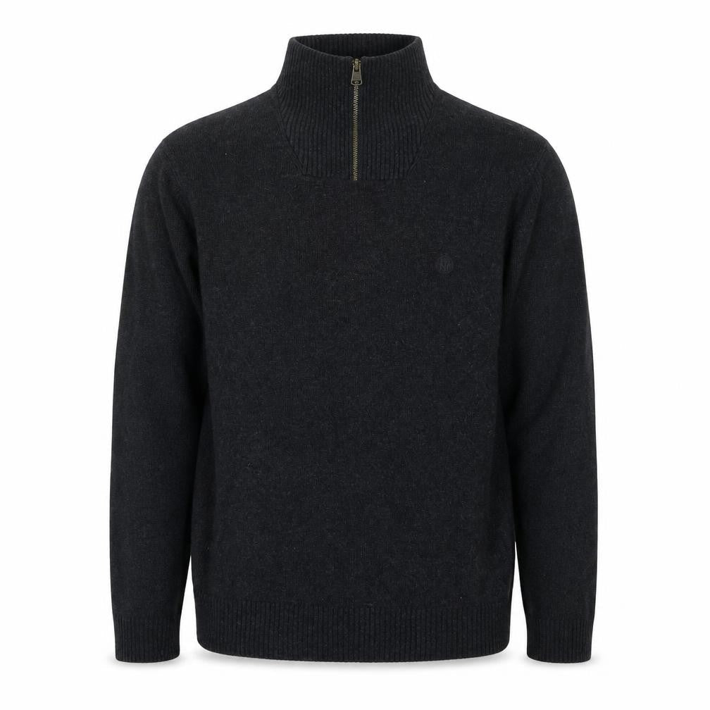 Fat Face Men’s Grey 1/2 Zip Cotton Cashmere Jumper L