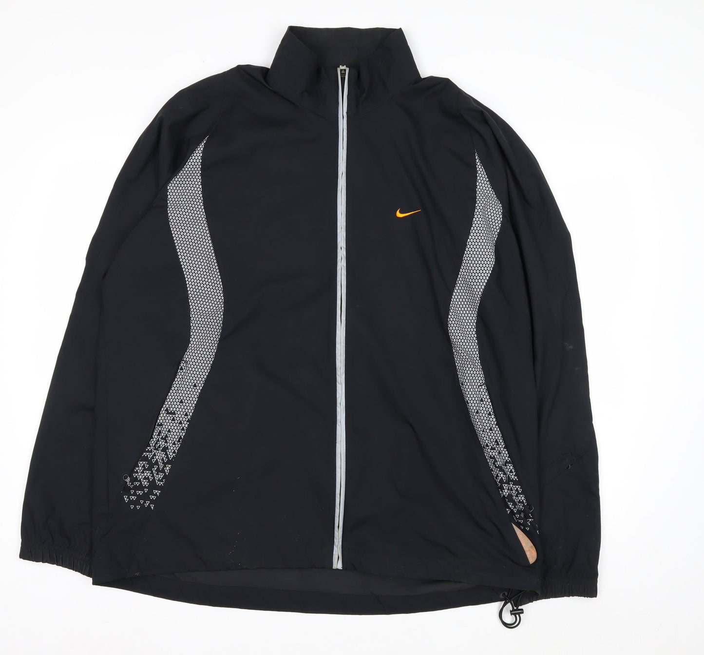 Nike Men's Black XL Reflective Windbreaker Jacket