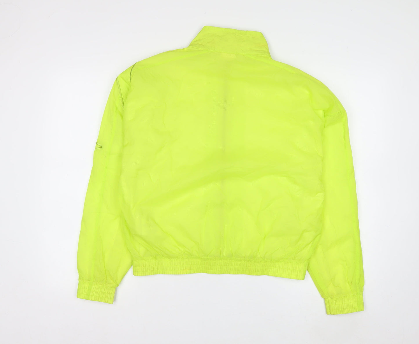 Champion Men's Yellow Windbreaker Jacket Small Lightweight Sports