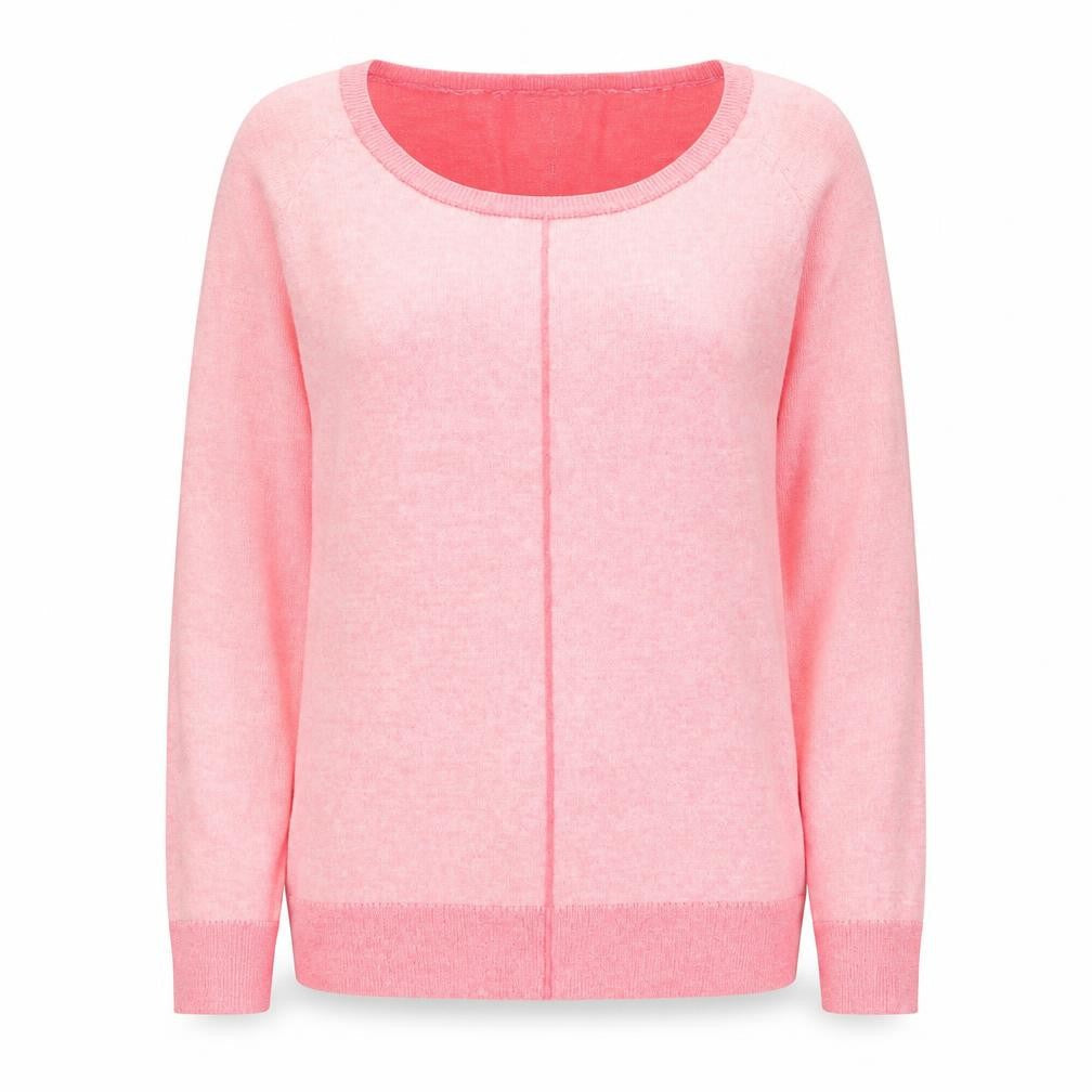Gap Womens Pink Scoop Neck Long Sleeve Pullover Jumper Size M