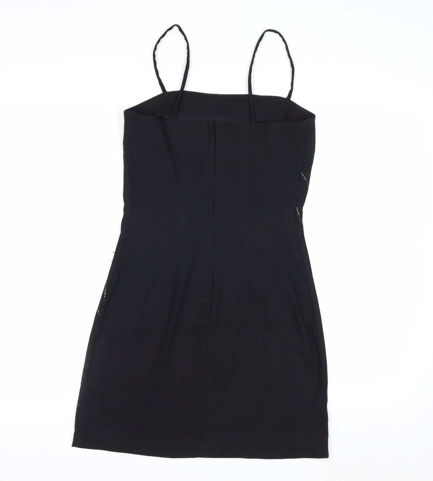 Byer Too! Women's Black Rhinestone Bodycon Dress Size 8
