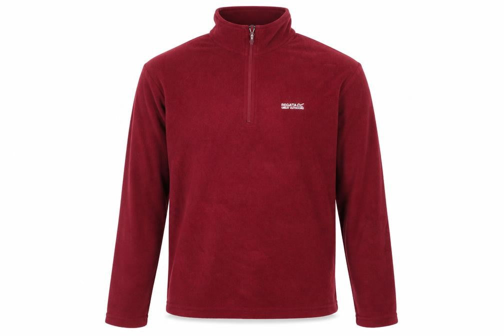 Regatta Men's Red XL Fleece 1/2 Zip Pullover Outdoor Sweatshirt