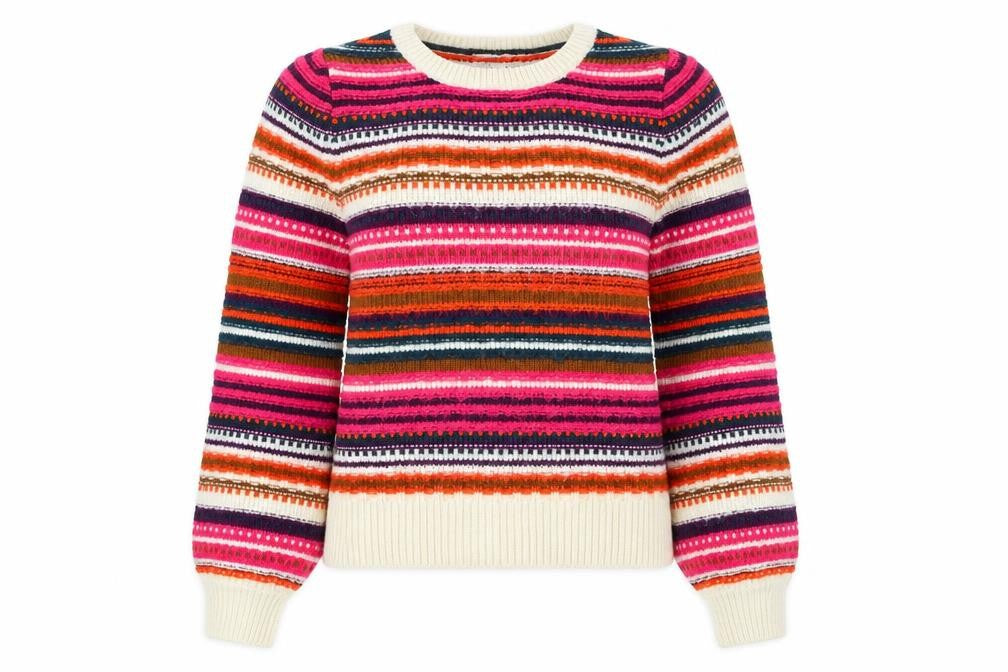 Next Women's Multicoloured Striped Knit Jumper Size S