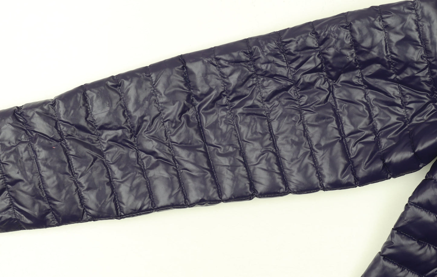 Superdry Womens Blue Hooded Puffer Jacket Size 14