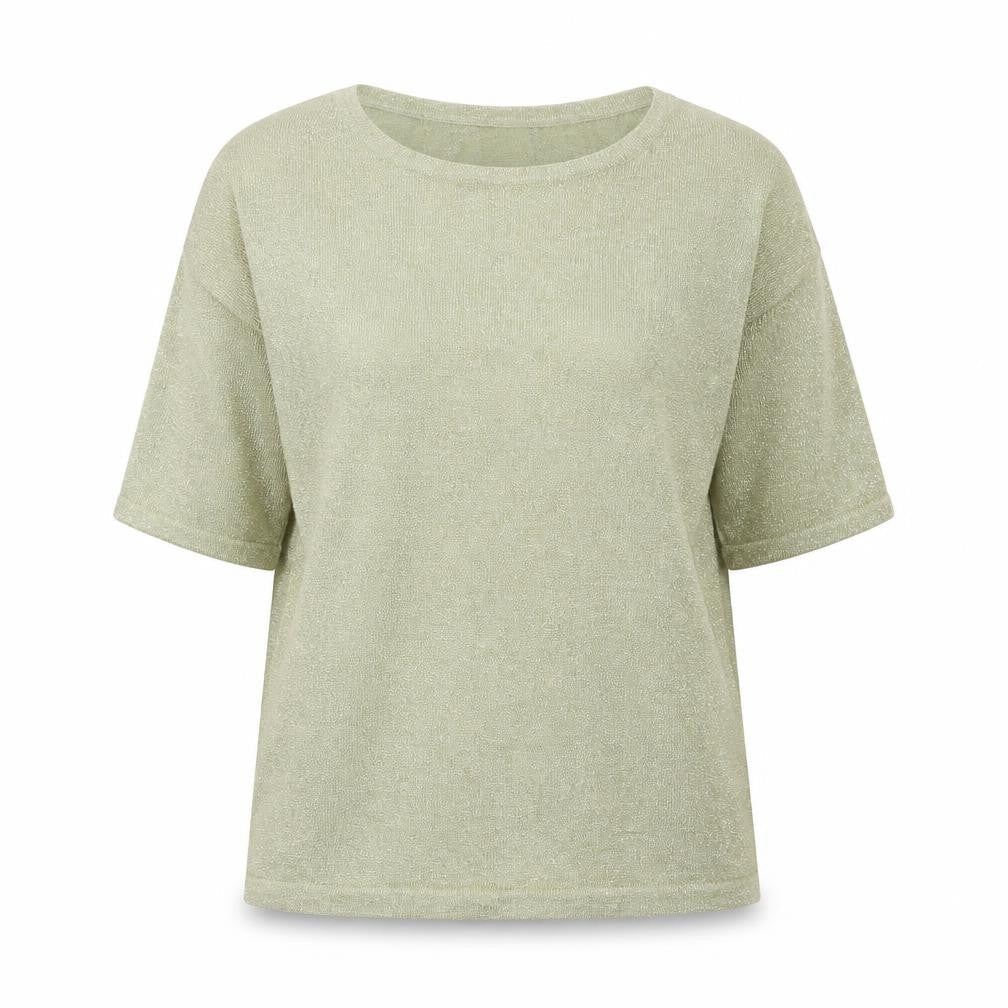 Marks & Spencer Women’s Green Short Sleeve Knit Jumper Size S