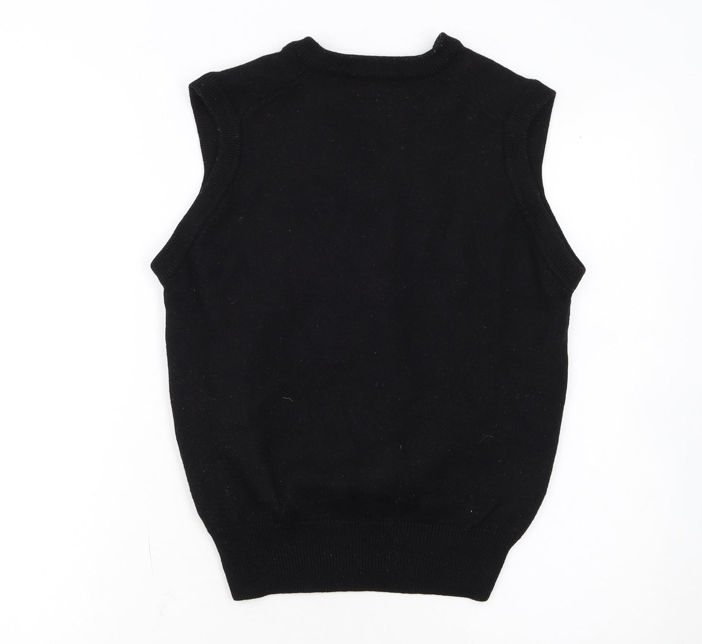 Mizuno Grand Monarch Men's Black Wool Knit V-Neck Vest M