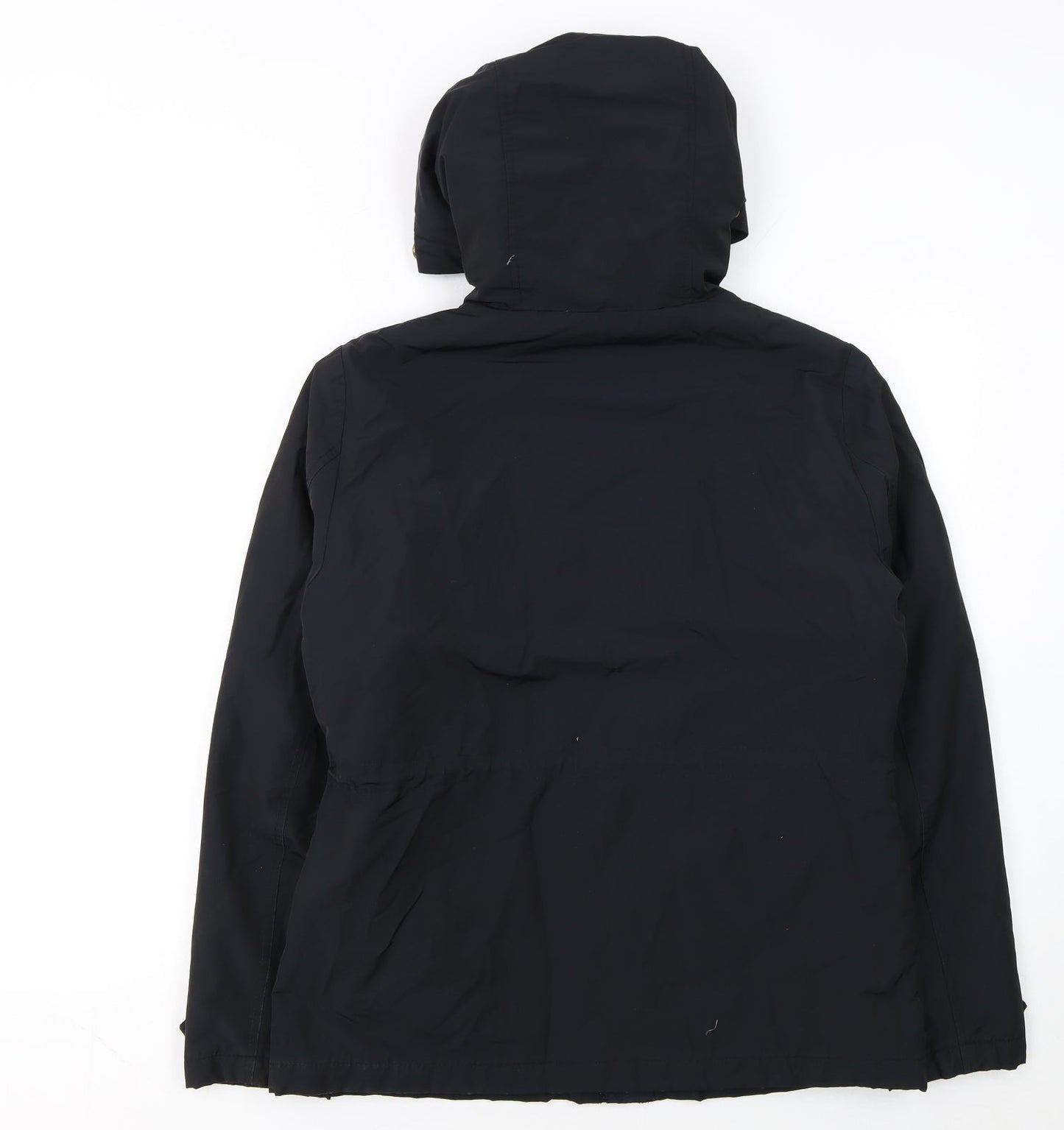 Topshop Women’s Black Petite Parka Jacket UK 10 Hooded Lined
