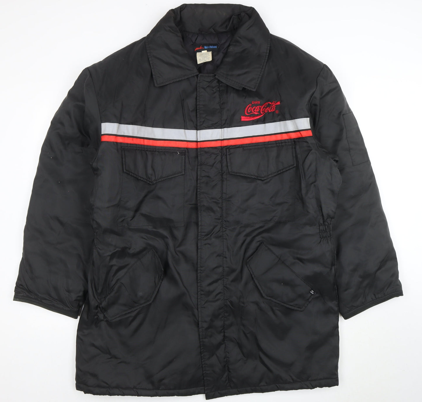 Marv Holland Men's Black Coca-Cola Nylon Puffer Jacket L