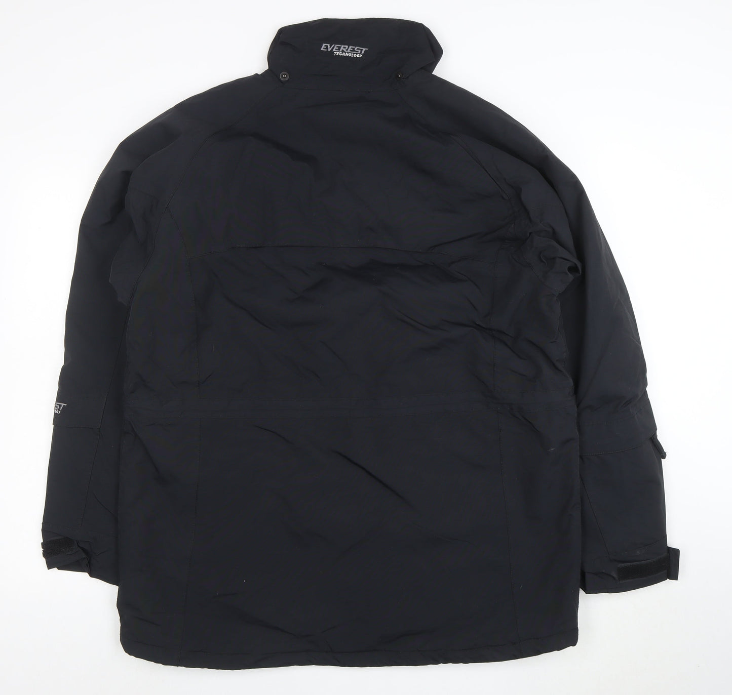 Everest Technology Women’s Black Waterproof Parka Jacket Size 16