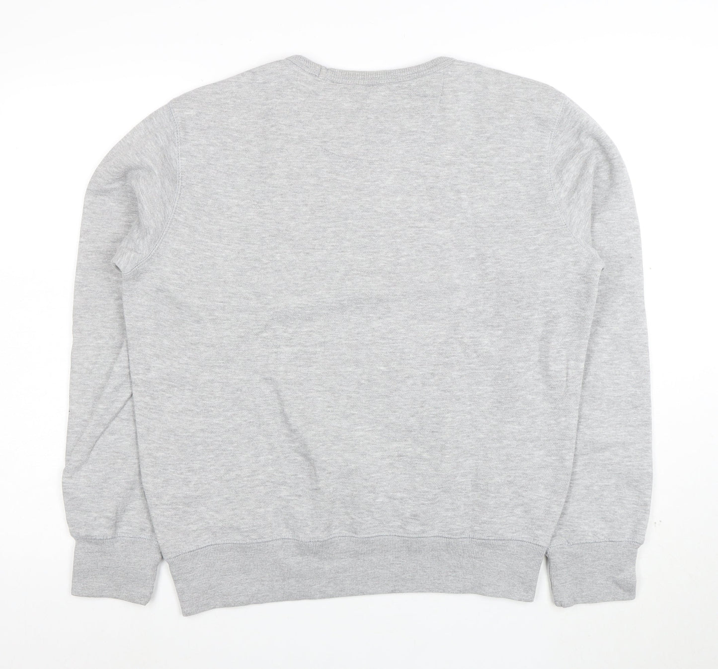 French Connection Mens Grey Cotton Crew Neck Sweatshirt M