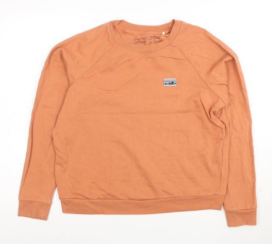 Patagonia Women’s Brown Organic Cotton Crew Neck Sweatshirt M