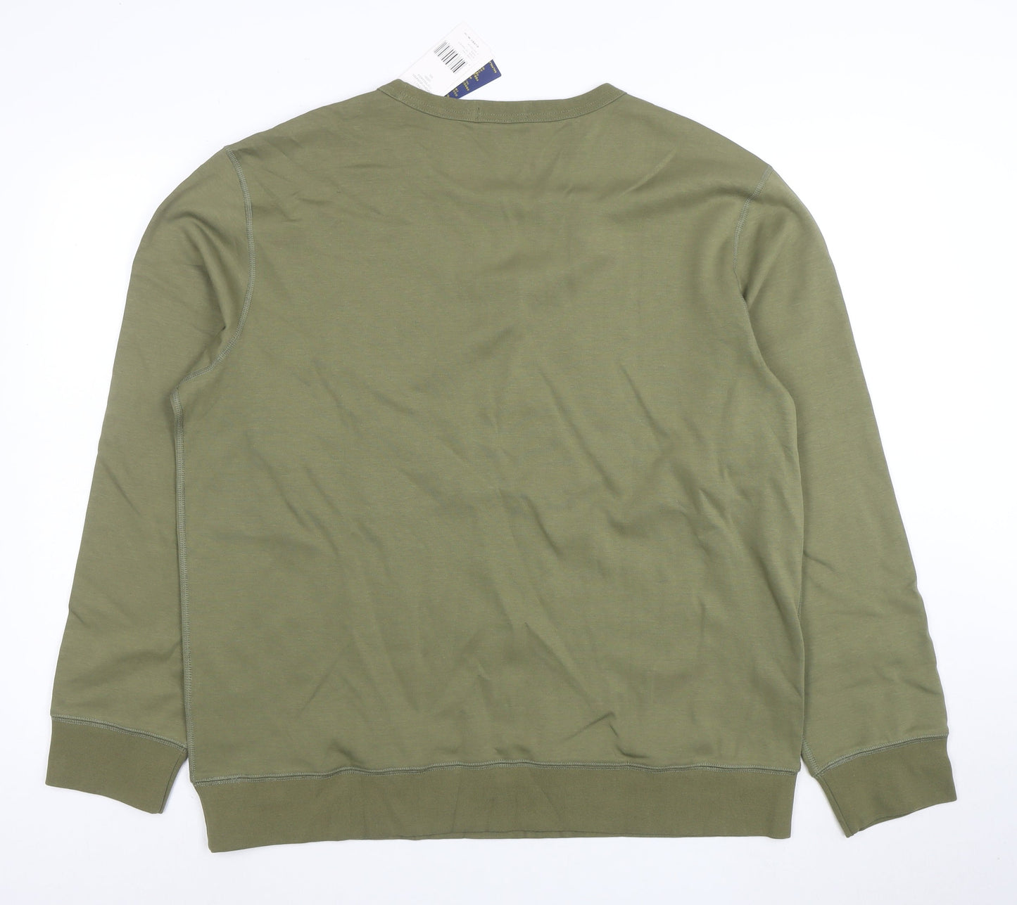 Polo Ralph Lauren Men's Green XXL Crew Neck Pullover Sweatshirt