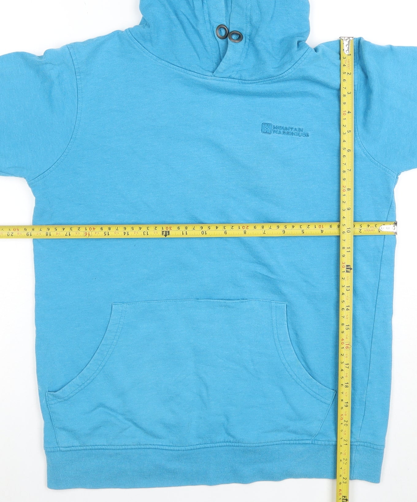 Mountain Warehouse Womens Blue Pullover Hoodie Size M Cotton Blend
