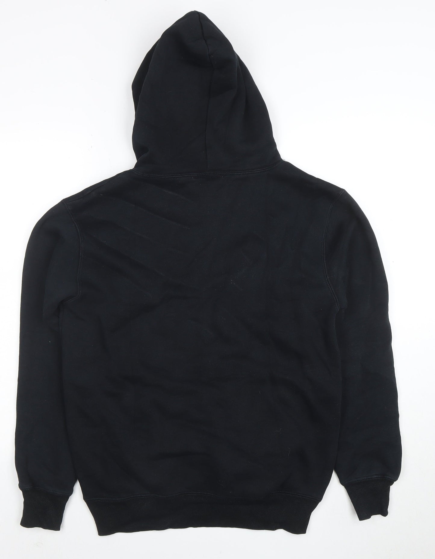 Firetrap Men's Black Pullover Hoodie Size M Fleece Cotton Blend