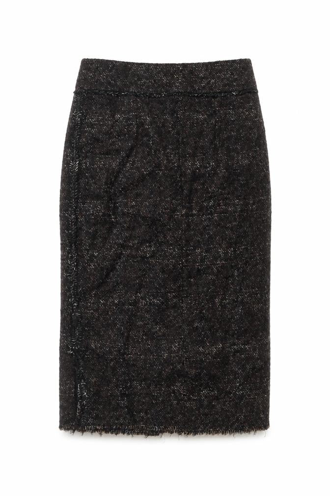 Zara Woman Brown Bouclé Check Chino Shorts Size L