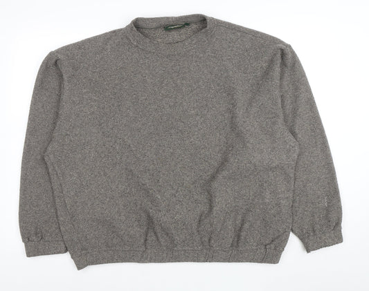 Rohan Womens Grey Fleece Pullover Sweatshirt XL Warm Casual