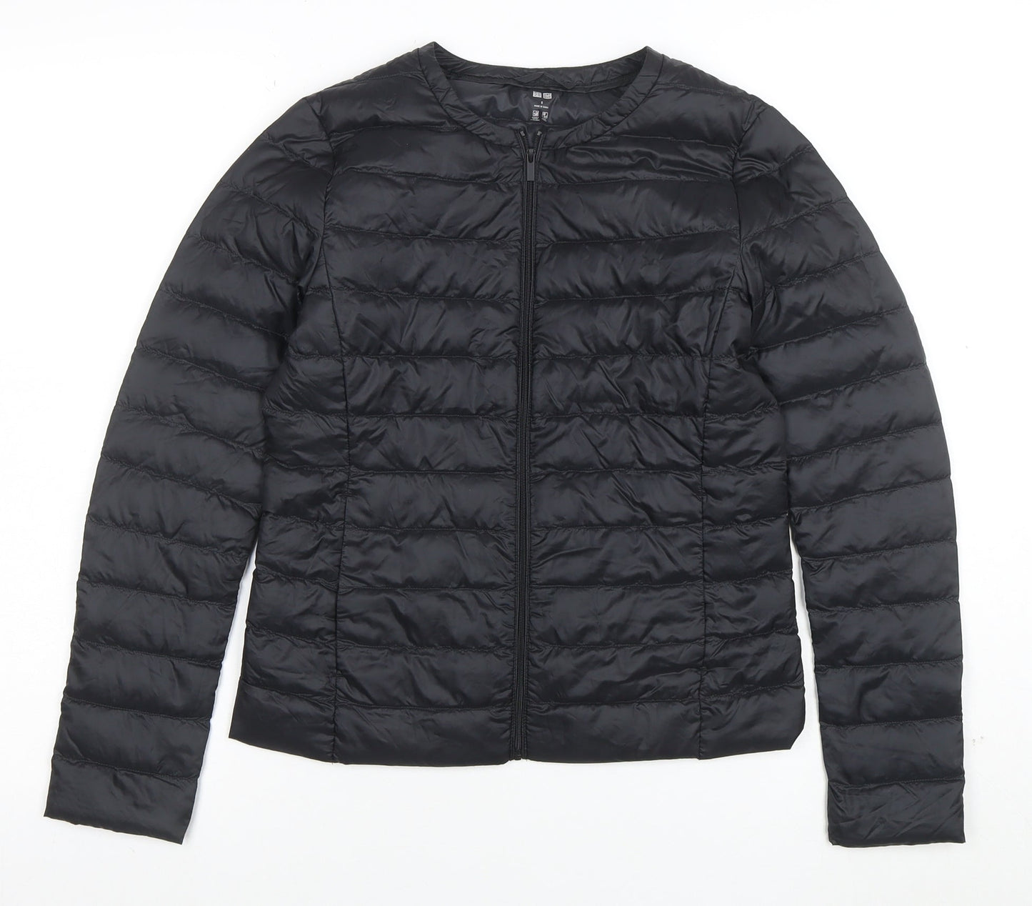 Uniqlo Women Black Lightweight Down Puffer Jacket Size S