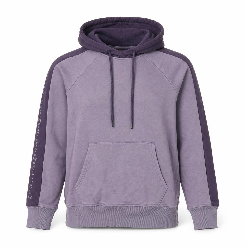 Under Armour Womens Purple XS Pullover Hoodie with Logo Trim