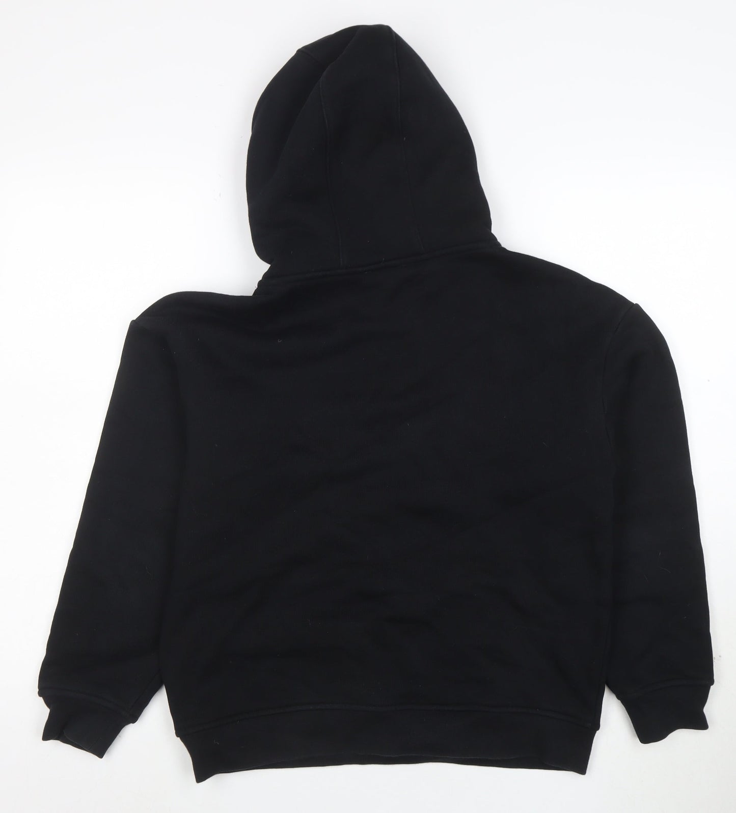 ARNE Womens Black XS Pullover Hoodie Cotton Blend Casual