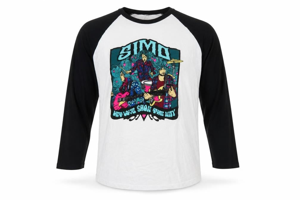 Continental Men’s Multicoloured Band Graphic Raglan T-Shirt XL