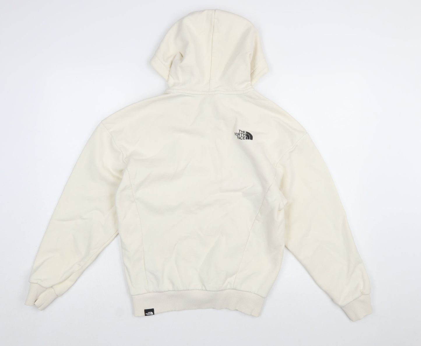 The North Face Womens Ivory Pullover Hoodie Small Cotton Blend