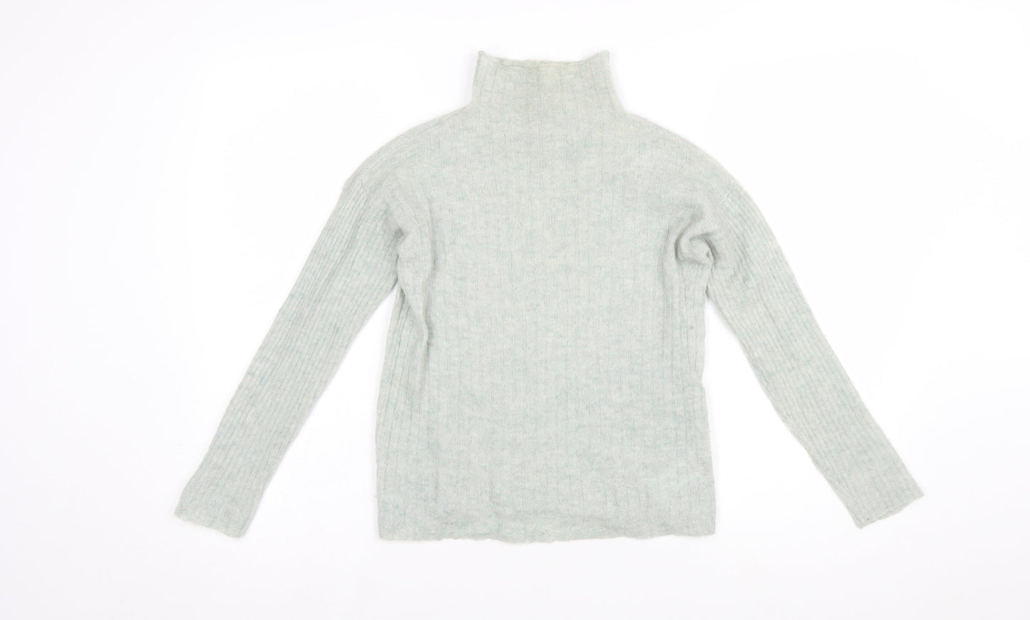 Jigsaw Women’s Grey Alpaca Wool Roll Neck Jumper XS