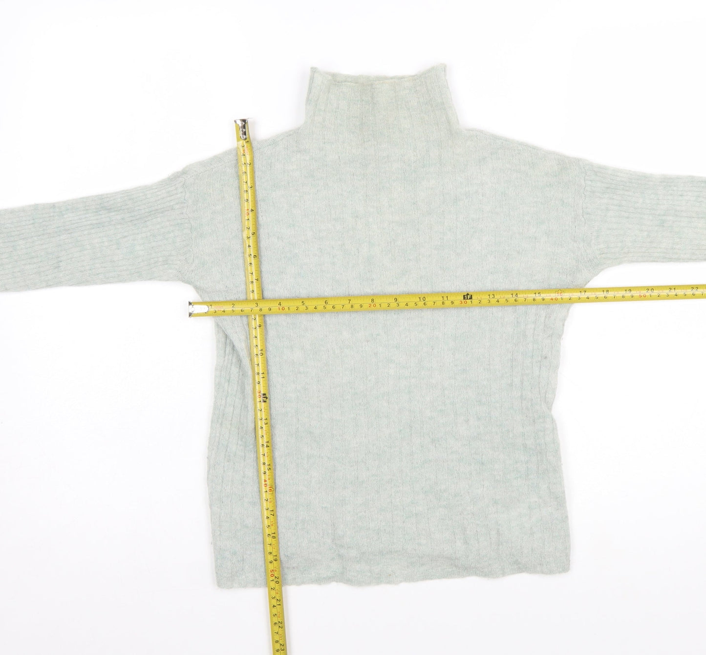 Jigsaw Women’s Grey Alpaca Wool Roll Neck Jumper XS