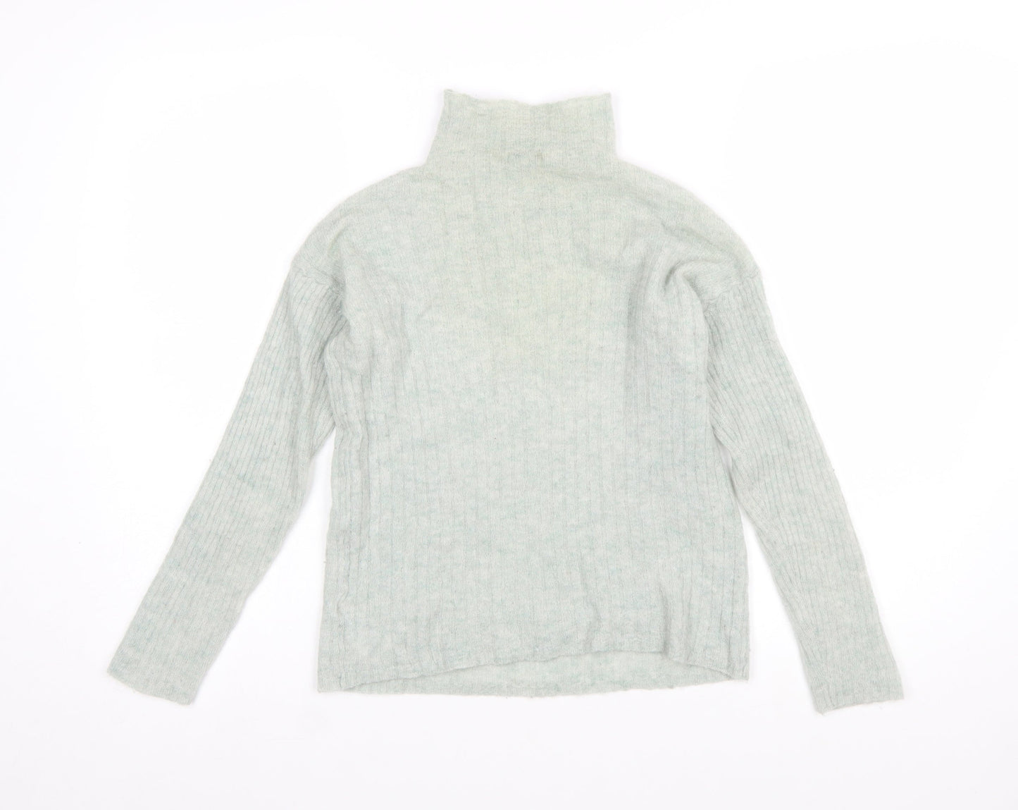 Jigsaw Women’s Grey Alpaca Wool Roll Neck Jumper XS