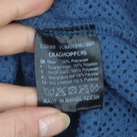 Craghoppers Men's Blue Fleece 1/2 Zip Pullover Sweatshirt M