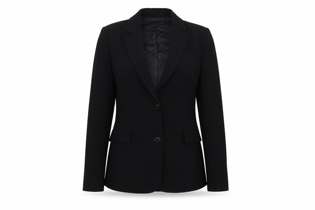 Zara Woman Black Slim Fit Single-Breasted Blazer UK 10