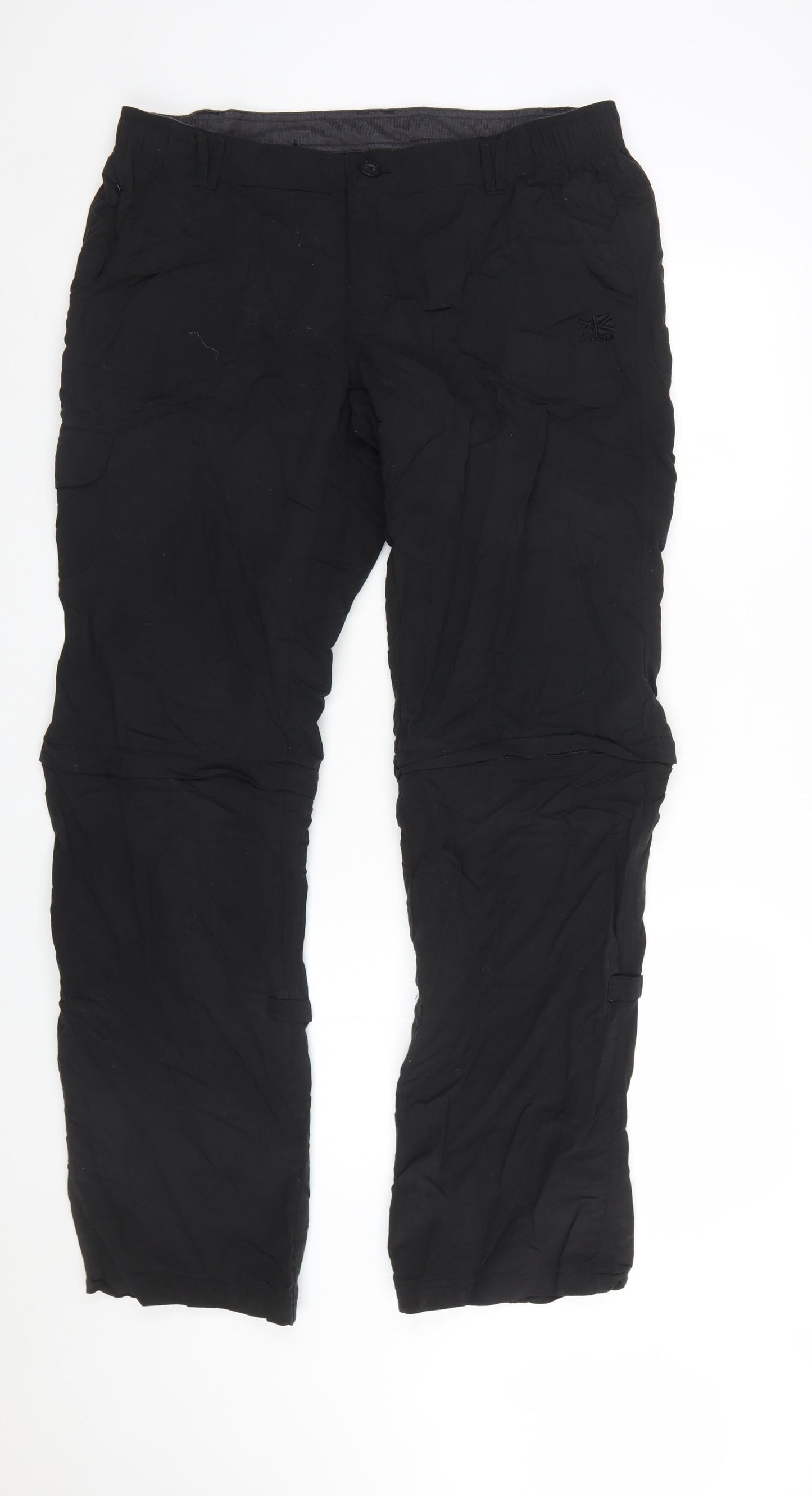 Karrimor Womens Black Size 16 Cargo Travel Trousers