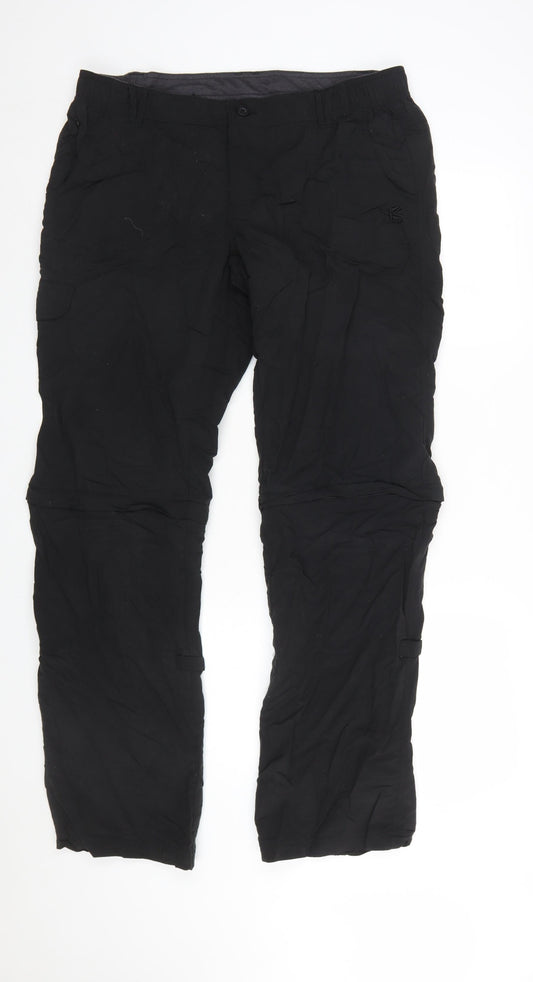 Karrimor Womens Black Size 16 Cargo Travel Trousers