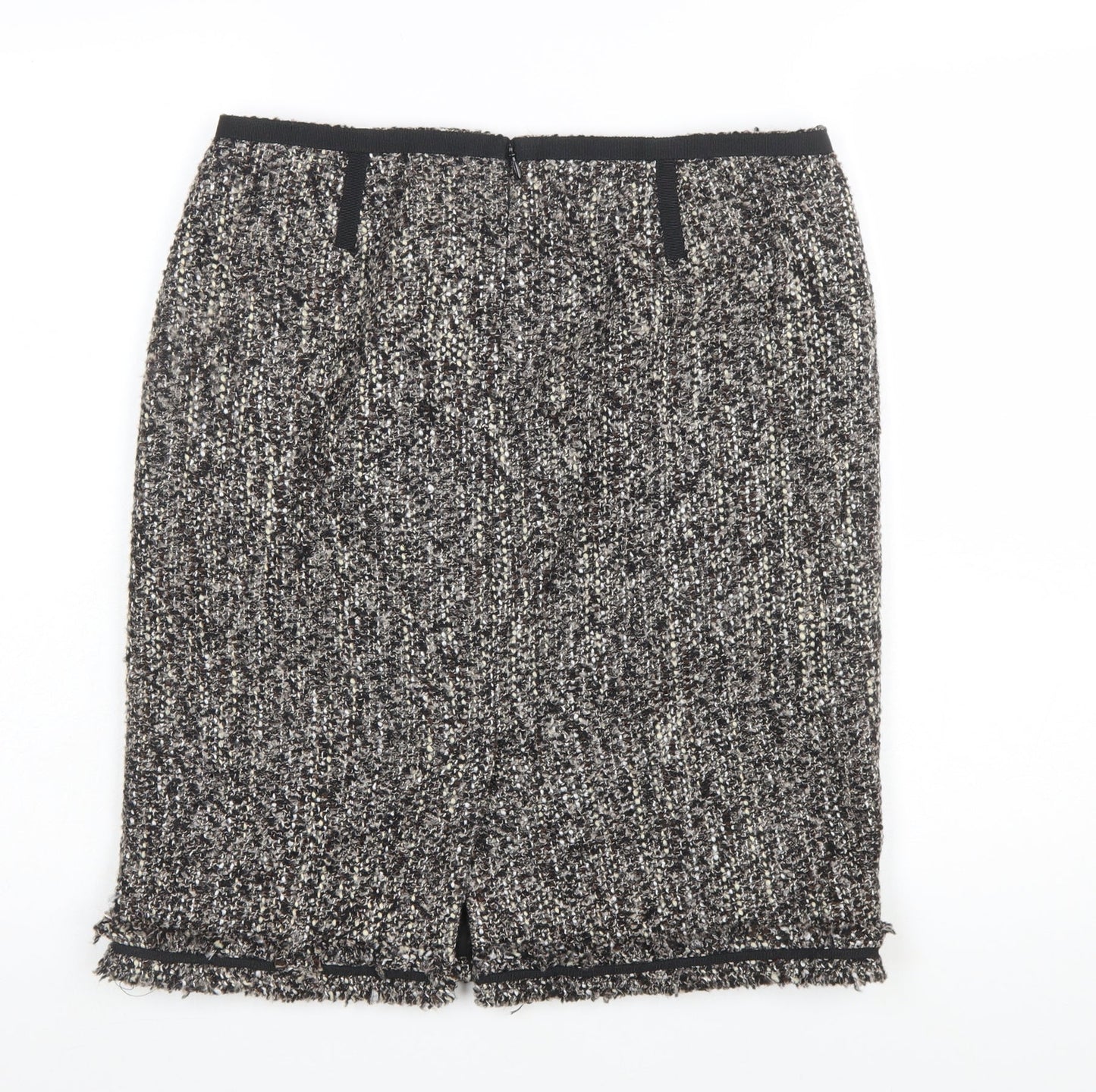 Talbots Women’s Black Tweed Straight Pencil Skirt 16P Petite Lined