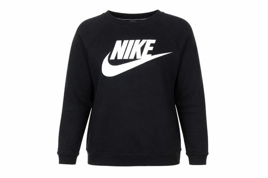 Nike Womens Black Medium Pullover Crew Neck Sweatshirt
