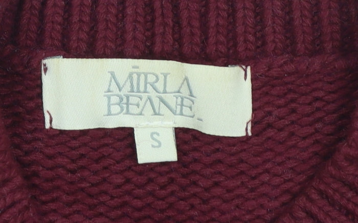 Mirla Beane Women's Multicoloured Mock Neck Check Knit Vest S