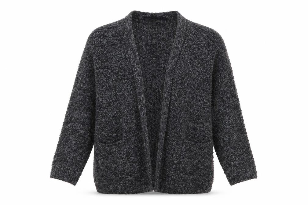 Marks & Spencer Women’s Grey Knit Open Front Cardigan M