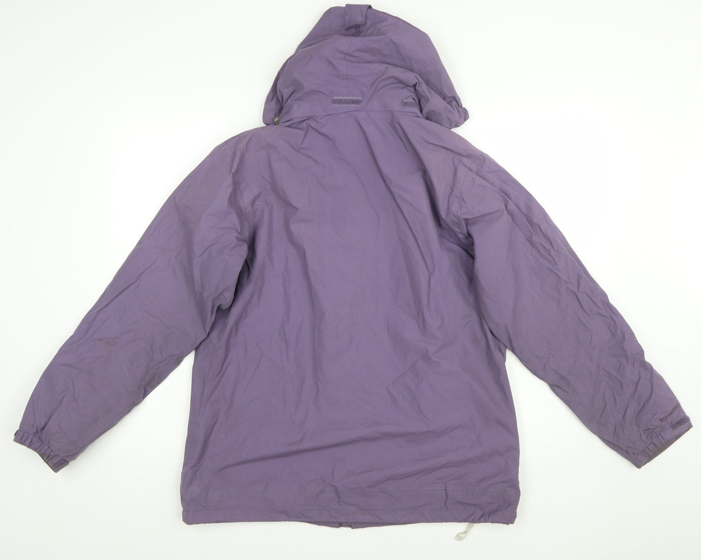 Regatta Womens Purple Waterproof Hooded Rain Jacket Size 14
