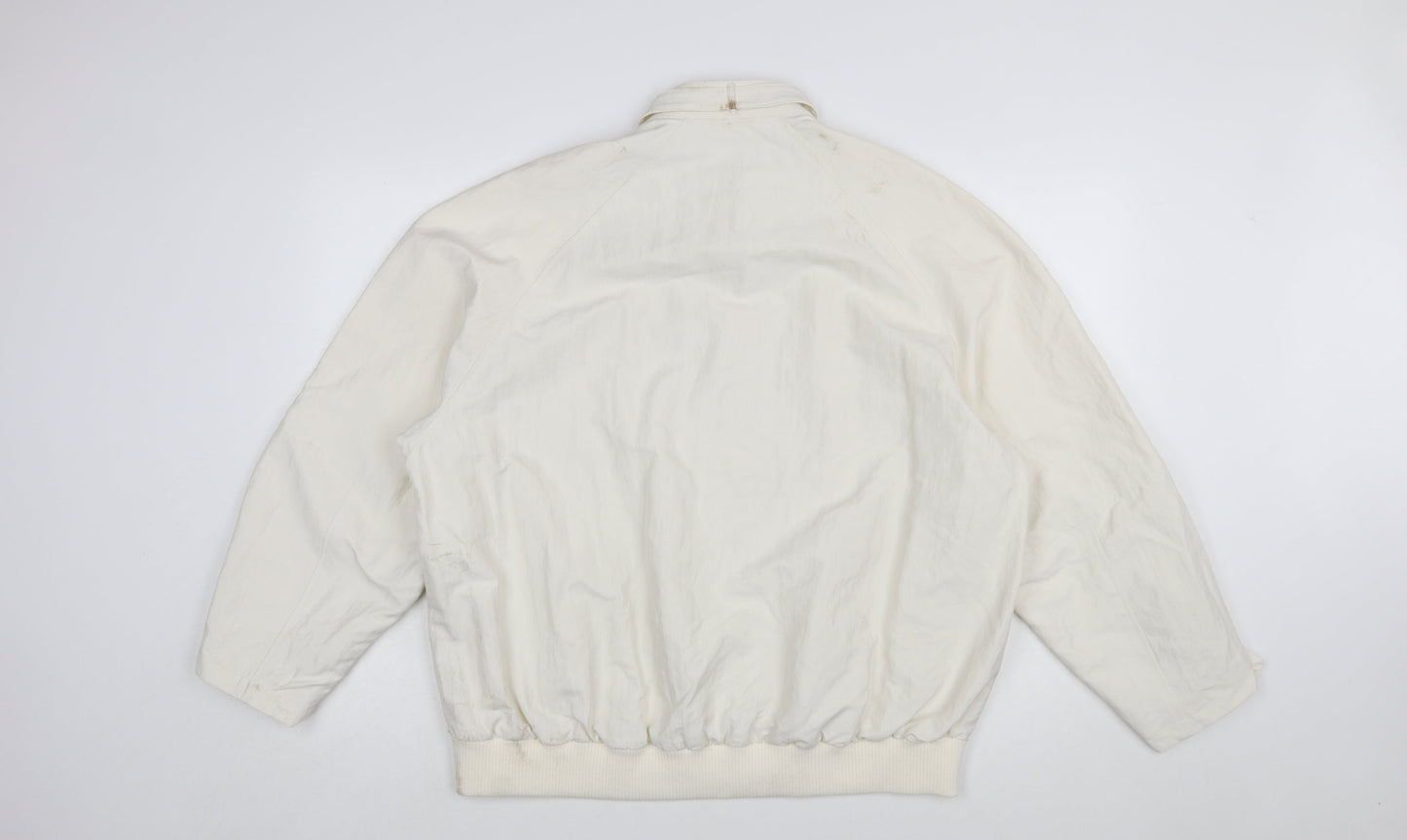 Marks and Spencer Women Ivory Cotton Button Jacket Size 12