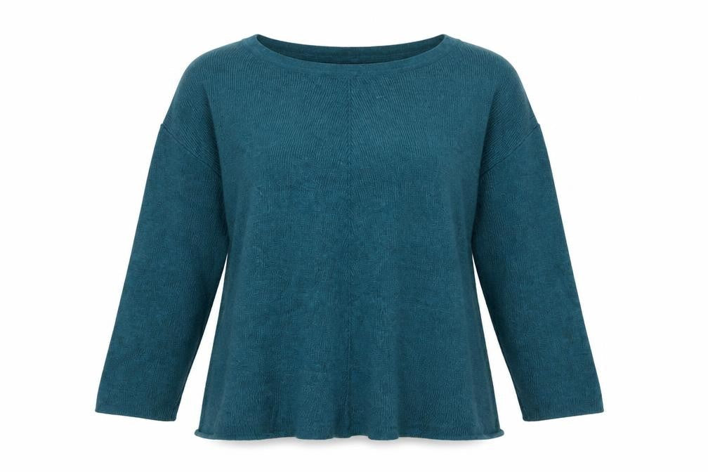 Monsoon Women's Green Wool Blend Crew Neck Jumper M