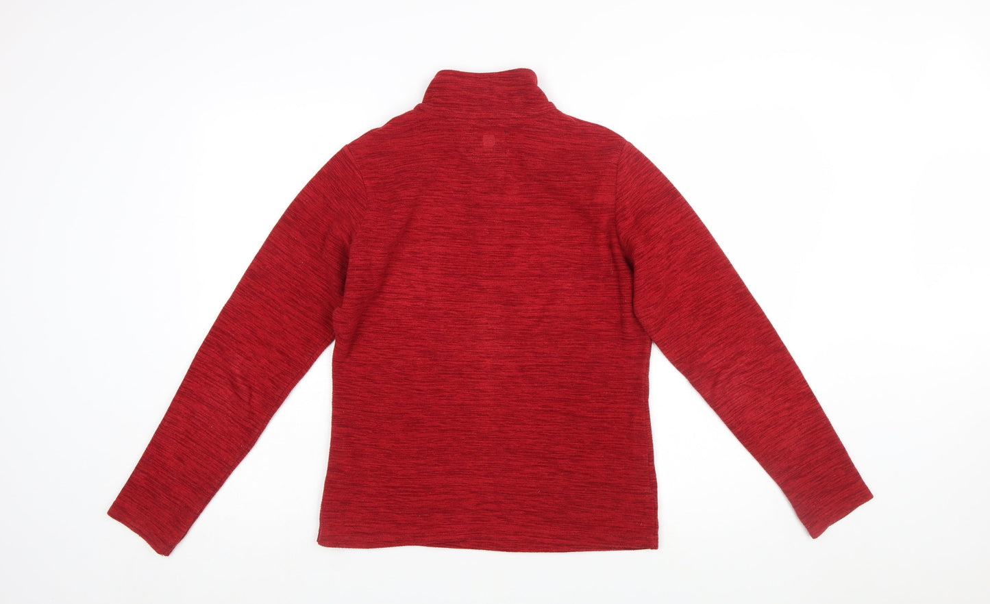 Mountain Warehouse Women Red 1/4 Zip Pullover Fleece Size 10